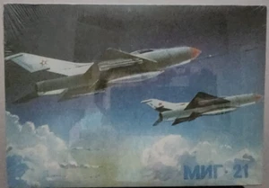 RAR!! Vintage MiG 21 Modellflugzeug Bausatz Maßstab 1:72 - NEU UNGEÖFFNET FABRIKVERSIEGELT - Bild 1 von 8