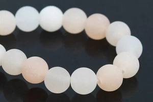 4MM Natural Matte Pink Aventurine Beads Grade A Round Loose Beads 7" - Picture 1 of 3