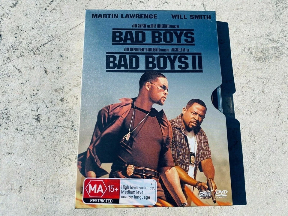 Bad Boys + Bad Boys II Box Set DVD Região Australiana-Usado Bom Estado - Imagem 1 de 1