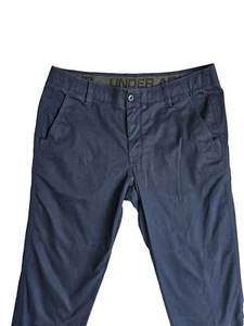 Pantaloni Under Armour 34/32 RN# 96510 CA# 41095 blu navy kaki - Foto 1 di 10