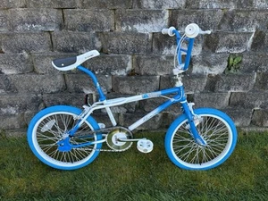 Rare Vintage 1987 Asahi Eliminator Freestyle BMX 20” Blue & White Hutch Exel - Picture 1 of 10