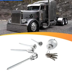 For Peterbilt 379 377 359 378 349 385 362 Door Locks & Ignition Switch+ 4 Keys - Picture 1 of 10