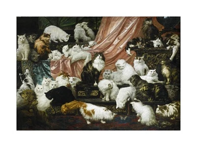 Carl Kahler My Wife's Lovers : Archival Quality Giclée Art Print 1893 Foto 1 de 2