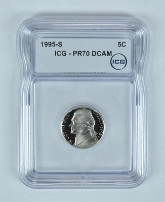 1995-S Jefferson Nickel PR70 DCAM ICG *4090 - Image 1 of 4