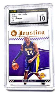 Panini Excalibur 2016-17 justas izquierda 27 Kobe Bryant CSG 10 GEMA COMO NUEVO - Imagen 1 de 3