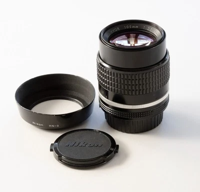 Lente Nikon Nikkor 105 mm f/2,5 Original Montura F Lente AIS Foto 1 de 3