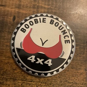 1 Boobie Bounce Rated 4X4 Fender Badge for  JEEP WRANGLER YJ JL JK TJ emblem USA - Bild 1 von 5