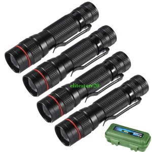 Super-Bright 990000LM LED Tactical Flashlight Torch With Rechargeable Battery - Picture 1 of 25