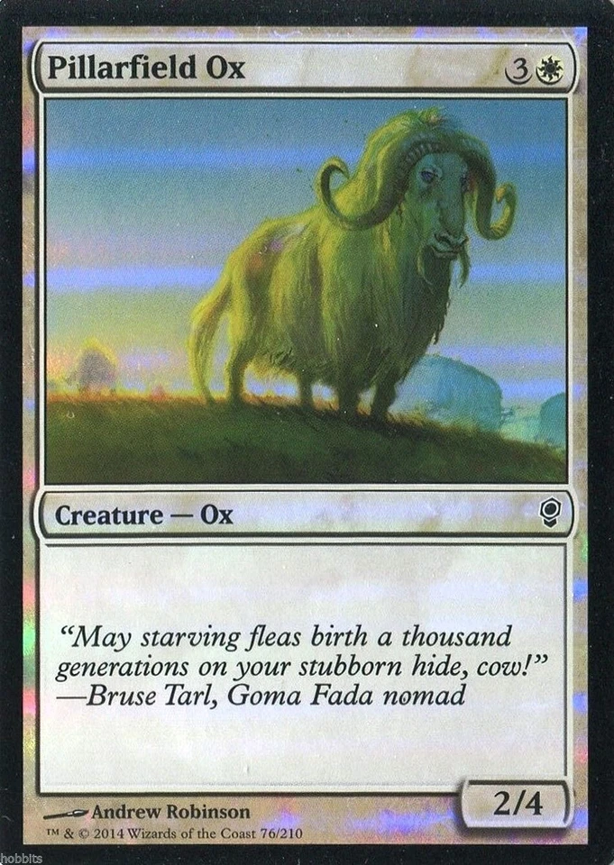 MTG - Conspiracy - Pillarfield Ox - Foil - NM - Image 1 of 1
