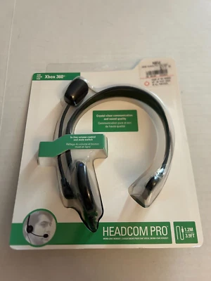 Mad Catz Xbox 360 Headcom Pro Auriculares con Cable con Micrófono (Nuevo/Sellado) Foto 1 de 2