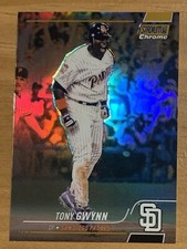 2022 Topps Stadium Club Chrome Tony Gwynn Gold Refractor /50 Padres HOF SSP