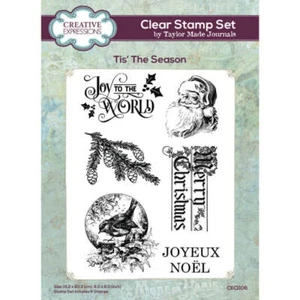 Creative Expressions Clear Stamps by Taylor Made Journals - Tis The Season (6in  - Bild 1 von 4