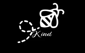 Honey Bee, Bee Kind Vinyl Decal. Flying Bee, Bees, Bumble bee - Picture 1 of 3