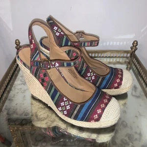 Matisse Coconuts Women Espadrille 8.5 Brixtion Sandal Multicolored Boho Festival - Picture 1 of 6