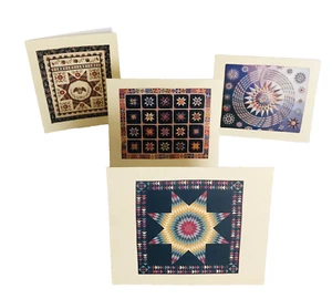Celestial Star Quilts Greeting Cards Diana McClun & Laura Nownes 1994 - Picture 1 of 10