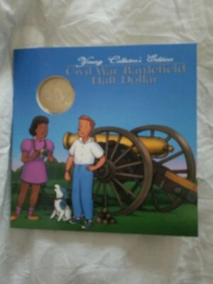 1995 S Civil War Battlefield BU Half Dollar Coin US Mint Young Collector 50c Set - Image 1 of 4