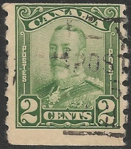 Canada #161 (A53) FVF USED - 1929 2c King George V - Coil Stamp - Picture 1 of 1