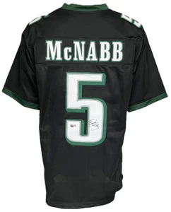 Philadelphia Eagles Donovan McNabb Autographed Pro Style Black Jersey BAS Aut... - Picture 1 of 1