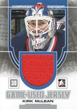 2013-14 ITG Between the Pipes Hockey Jersey Silver #GUM-44 Kirk McLean