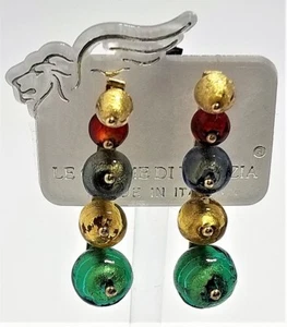Orecchini Donna Nadia Argento 925 Antica Murrina Vetro Murano Made in Italy v597 - Foto 1 di 5