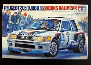 TAMIYA 1/24 Peugeot 205 Turbo 16 Works Rally Car Rare & Valuable !  - Picture 1 of 10