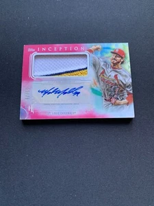2019 Topps Inception Miles Mikolas Patch Auto Pink #/75 Cardinals - Bild 1 von 2
