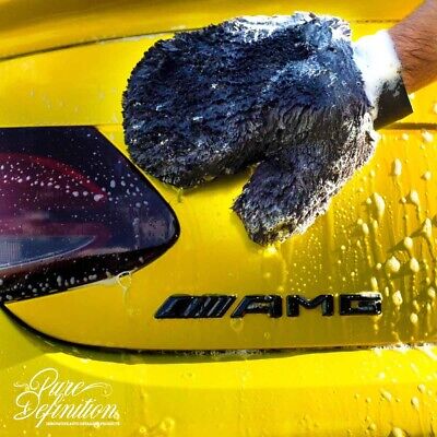 Car Wash Mitt Synthetic Lambs Wool Auto Detailing Cleaning Pure Definition • 4.70€