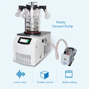 -60 °C Uso en laboratorio Liofilizador Ordinario Multi-Múltiples Aspirador Sublimación Secador EE. UU. - Imagen 1 de 12