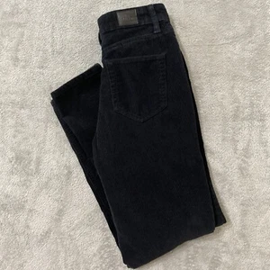 BDG Urban Outfitters Pants Womens 24 Black Corduroy Mom High Rise Tapered - Picture 1 of 8