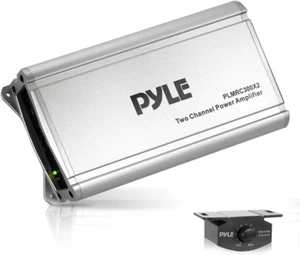 Pyleusa 2 Channel Weather Resistant Audio Amplifier System, Class D Compact Desi - Picture 1 of 7