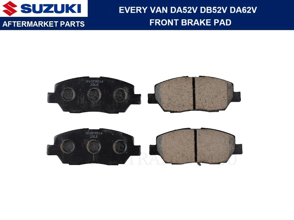 SUZUKI EVERY DA52V DB52V DA62V FRONT BRAKE PAD SET VAN - Image 1 of 3