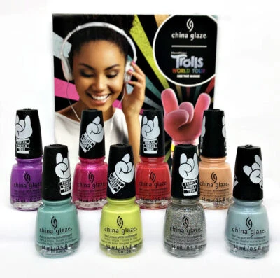 China Glaze Nail Lacquer TROLLS WORLD TOUR - Pick Color - Buy 2 Get 1 Free - Image 1 of 3