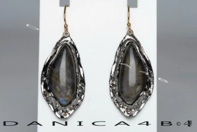 $195 Alexis Bittar Elements Rocky Labradorite Drop Earrings - Image 1 of 4