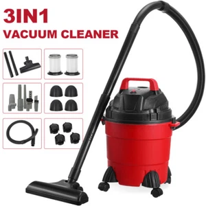 1000W Vacuum Cleaner Wet and Dry Bagless 15L Cylinder Powerful Compact Cleaning - Picture 1 of 12
