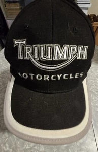 Gorra de béisbol Triumph Motorcycles con tirantes ajustable bordado logotipo de motociclista - Imagen 1 de 2
