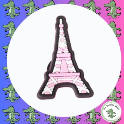 TOWER THEMED Croc Charm / Eiffel Tower  Jibbitz / Eiffel Tower Shoe Charm - Image 1 of 2