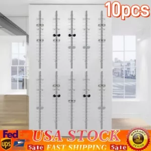 10x Espositore per Occhiali da Sole in Alluminio Montaggio a Parete Montatura Portaoggetti US - Foto 1 di 12