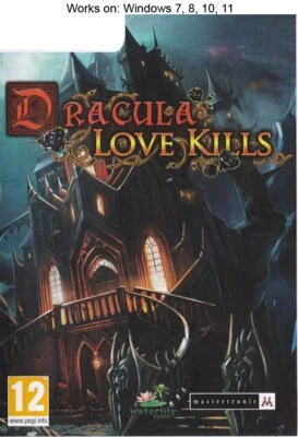 Dracula: Love Kills PC Hidden Object Game 2011 Frogwares Windows 10 11 - Image 1 of 2