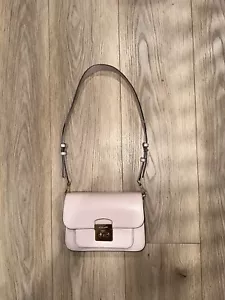 'Michael Kors Sloan Editor Leather Shoulder Bag, Cross-Body Messenger $298 Pink - Picture 1 of 12