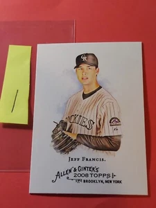 2008 Topps Allen and Ginter #97 Jeff Francis, cd1 - Picture 1 of 2