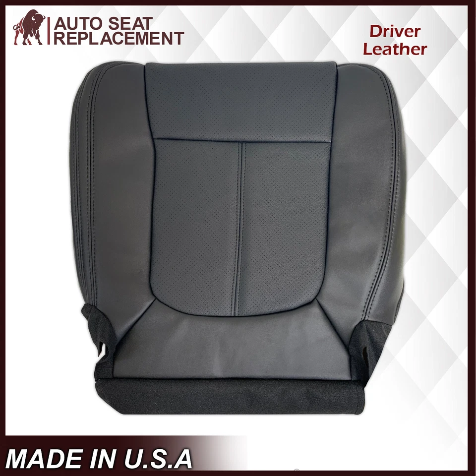 Ford F250 Super Duty Platinum Edition 2014 2015 2016 cuero en cubierta de asiento negra Foto 1 de 4