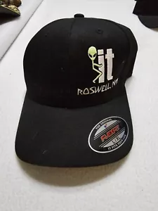 Roswell New Mexico Alien IT Mütze Erwachsene L/XL Flexfit bestickt schwarz - Bild 1 von 5
