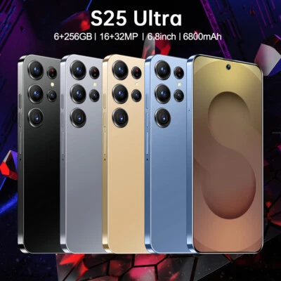 Smartphone sbloccato S25 Ultra 5G Android 15 cellulare 6GB+256GB dual SIM nuovo - Immagine 1 di 4