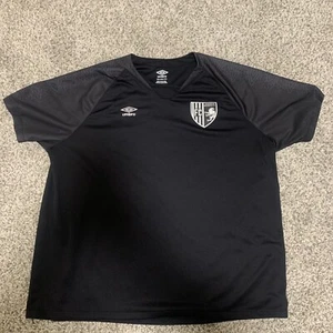 Umbro Manchester FC MCMXXIV Soccer Futbol Black Embroidered Jersey Size XXL/2XL - Picture 1 of 11
