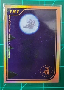 LRG TC - 181 - Cthulhu Saves Christmas (Gold) - Limited Run Games Trading Card - Bild 1 von 3