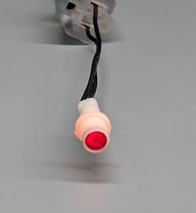 (2) Neon 120v Panel Mount Indicator Lamps, RED, Round - Picture 1 of 6