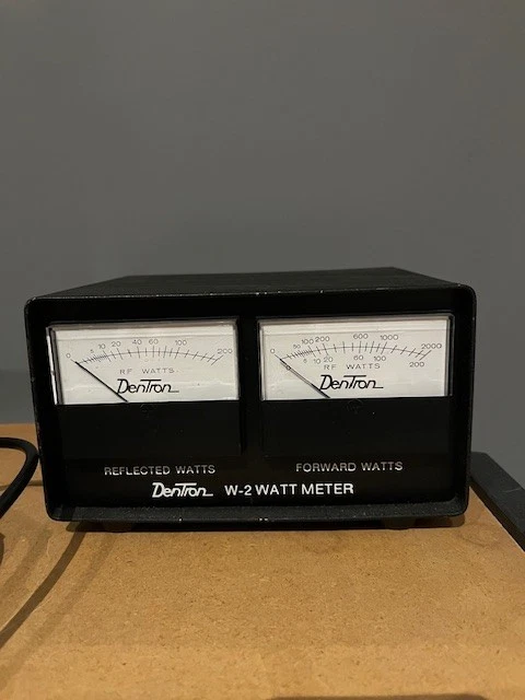 EXCELENTE MEDIDOR DE POTENCIA Y SWR DENTRON W-2 DOBLE RANGO CON SENSOR REMOTO Foto 1 de 1