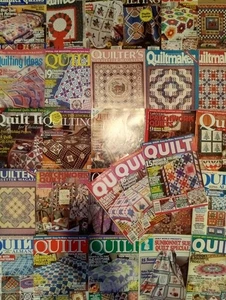 RIESIGER Posten Quiltzeitschriften Quiltmuster Zeitschriften 28 Zeitschriften + Prospekt - Bild 1 von 17