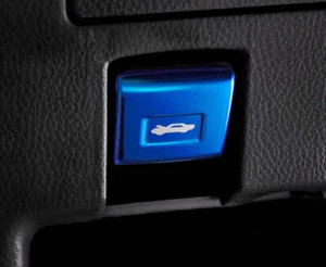 Interruptor capó delantero botón marco embellecedor acero azul para Toyota Highlander 2014-2019 - Imagen 1 de 7