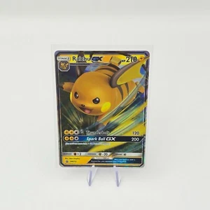 Raichu GX SM213 Black Star Promo - Hidden Fates Pokemon Card - Picture 1 of 3